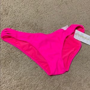 Hot pink bikini bottoms